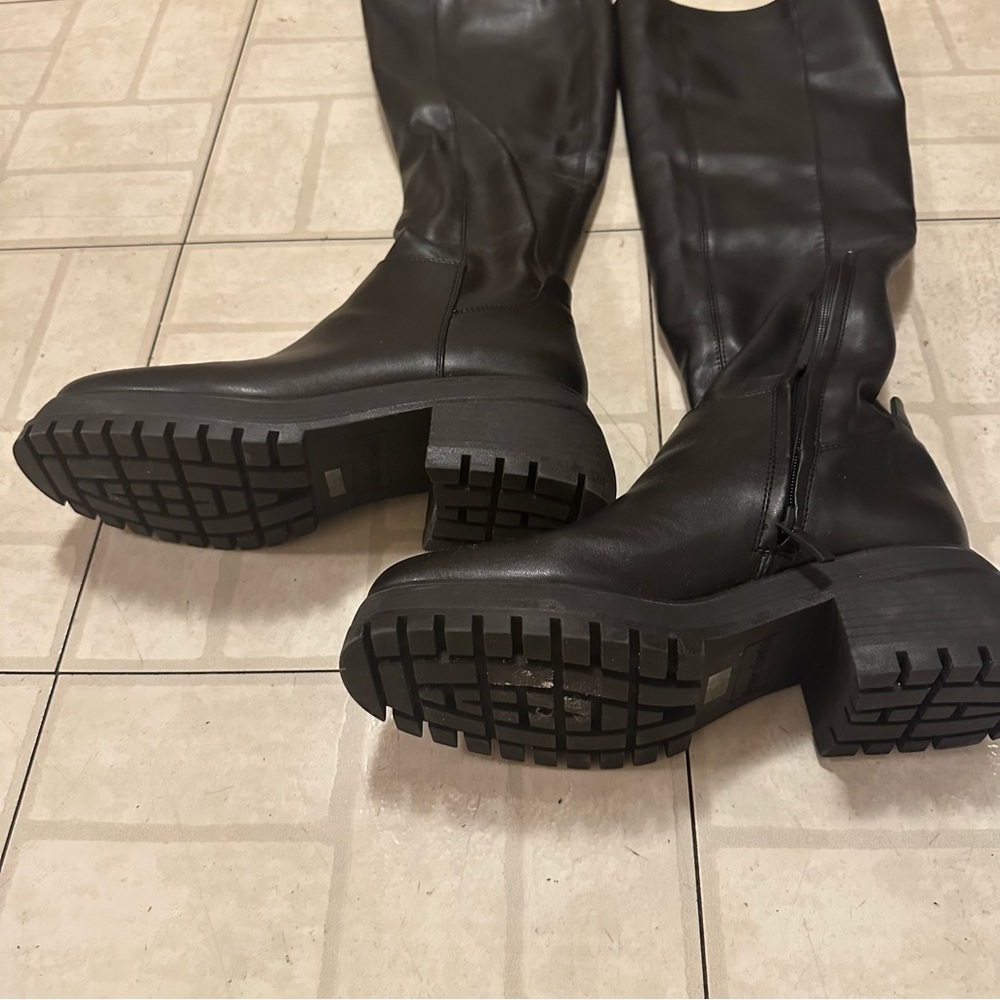 Franco Sarto Juni Over-The-Knee Boot- 9.5, Black, Nwot View 2